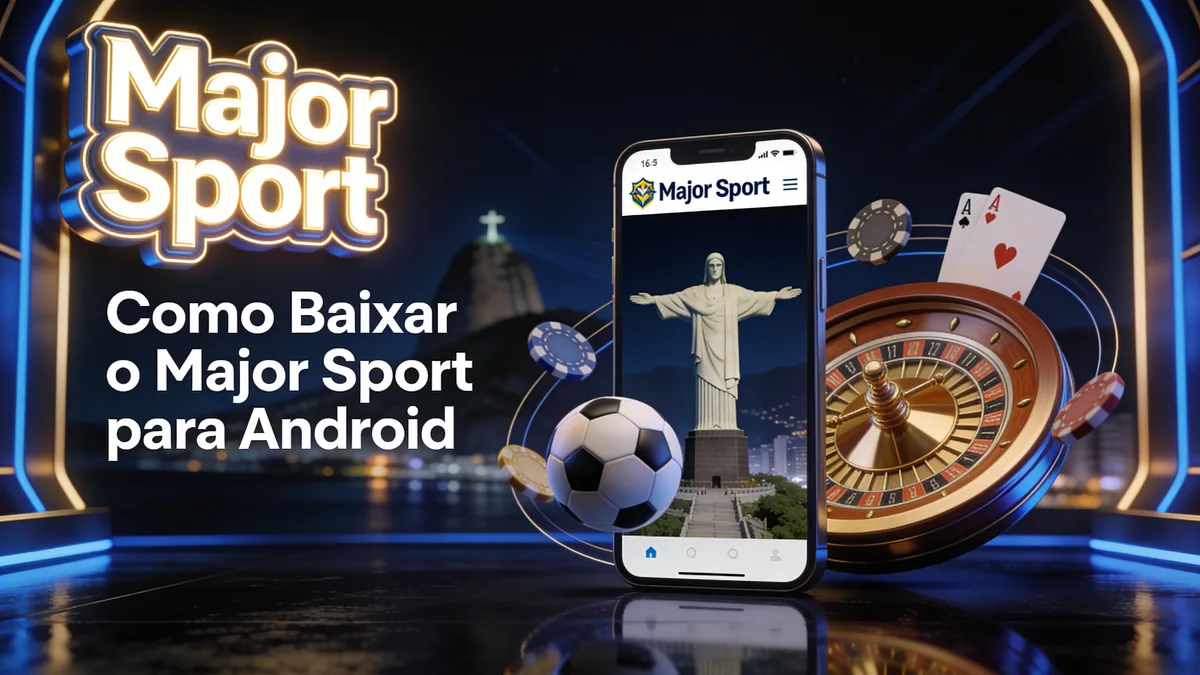 Como Baixar o Major Sport para Android para jogadores no Brasil
