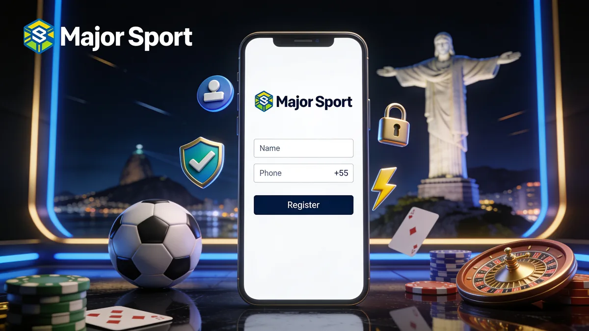 Requisitos para se cadastrar — major sport no Brasil